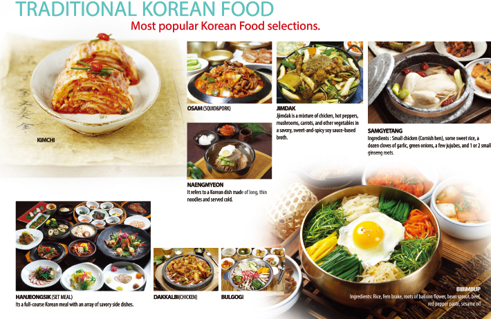 TEADITIONL KOREA FOOD